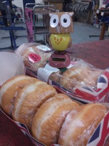 Owl & doughnuts